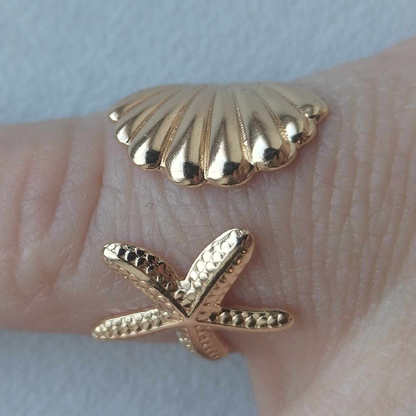 Bague Etoile marine