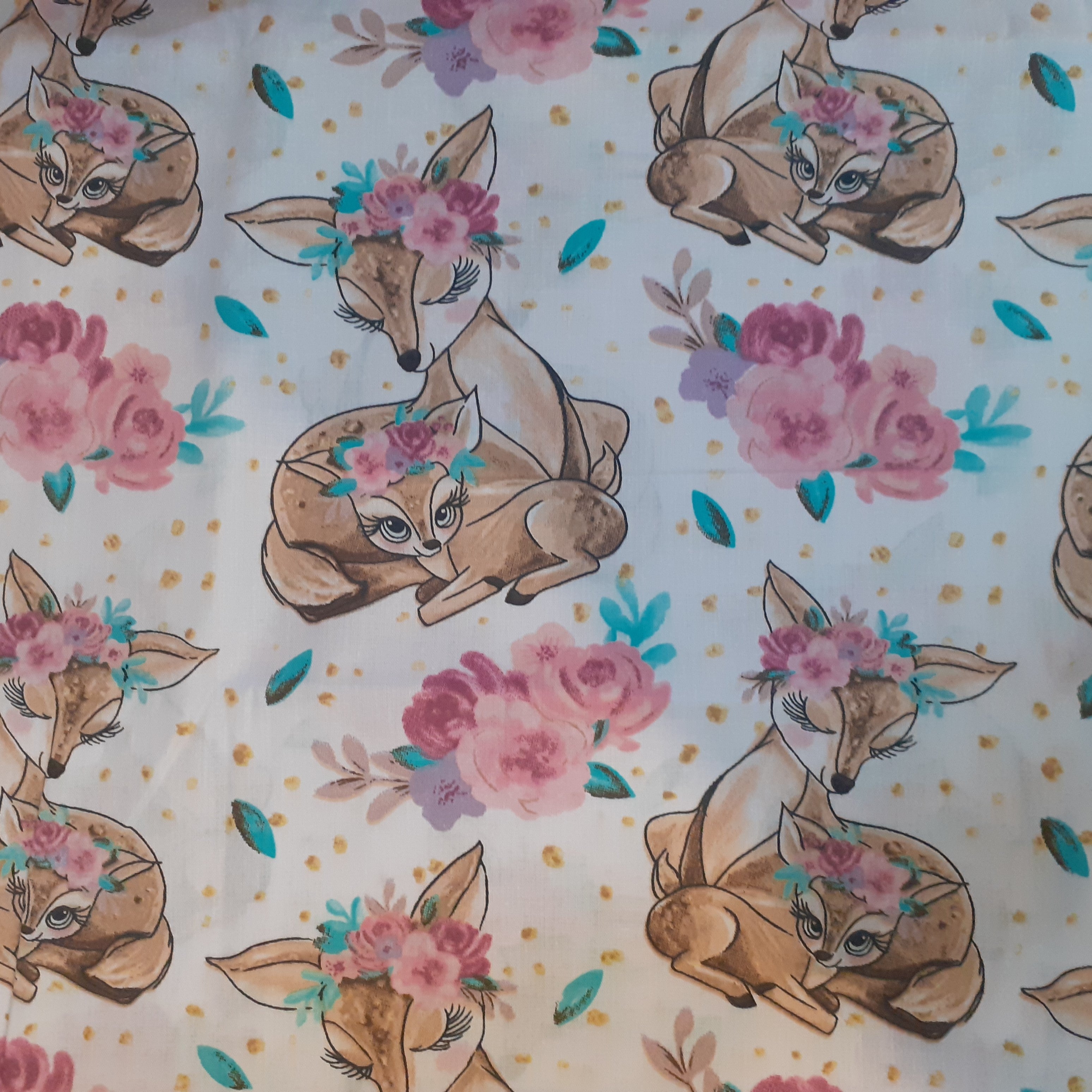 La couverture molletonnée Les biches