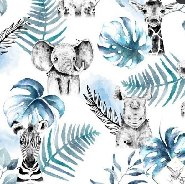 La couverture mi-saison savane bleu
