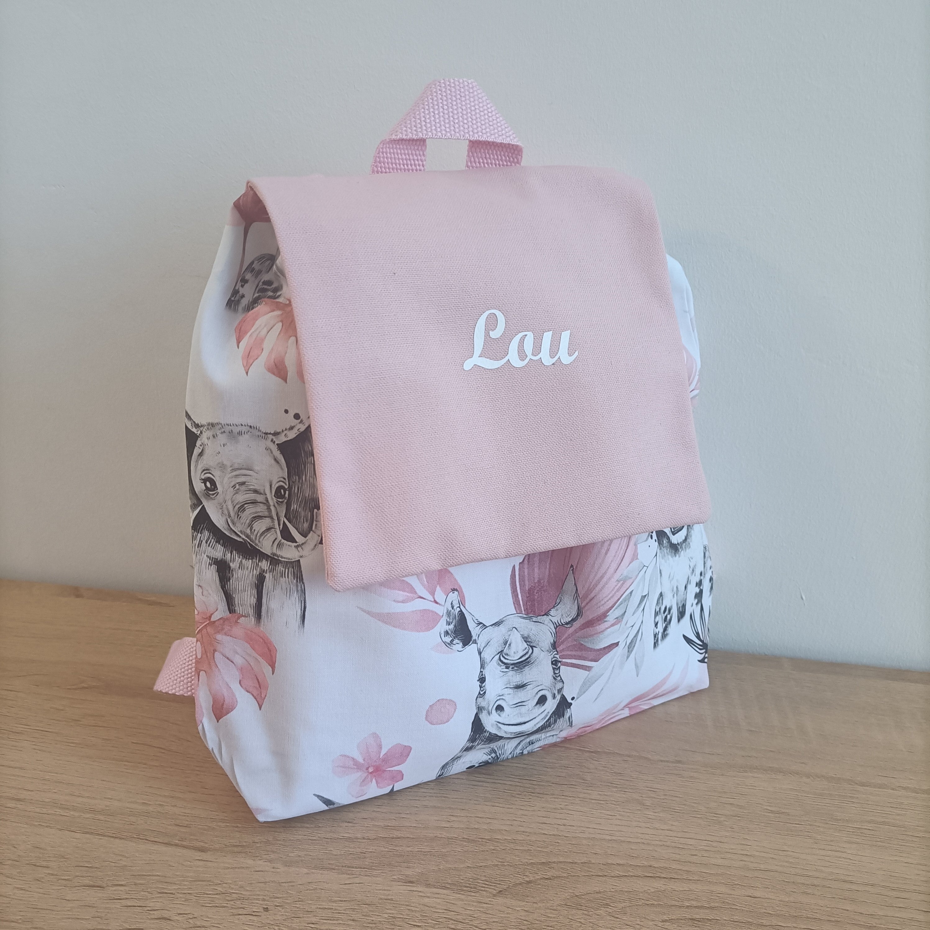 Le sac à dos savane rose