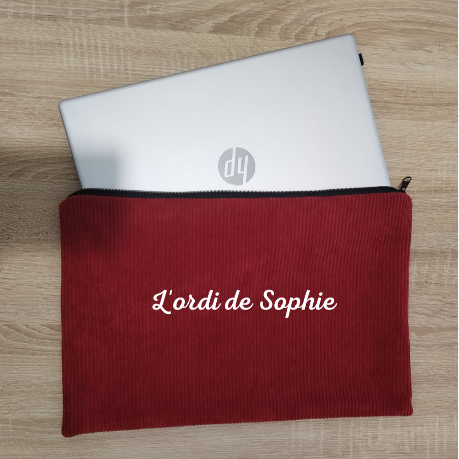 Sacoche Ordinateur Bordeau