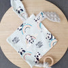 Le doudou panda arc-en-ciel