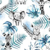 Le protège carnet savane bleu