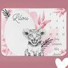 Le tapis étape savane rose