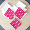 Les 10 lingettes étoiles fushia