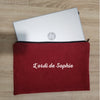 Sacoche Ordinateur Bordeau